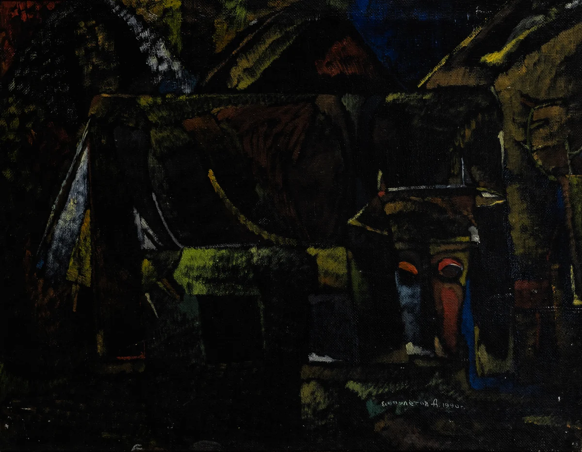 Корова и горы (1990). Есдаулет Аскар (р. 1962)