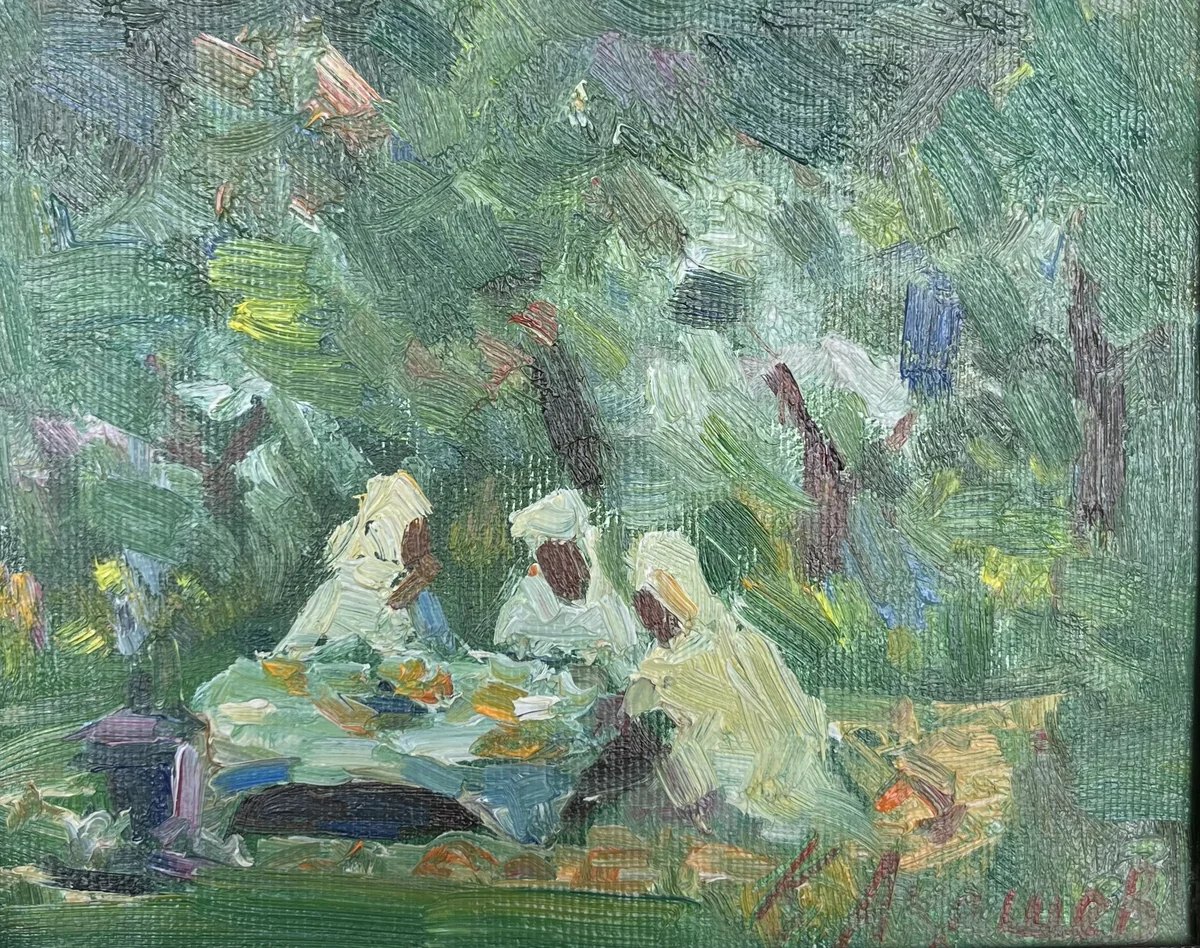 Этюд 16. Әжелер (2019). Акашев Курмангазы (р. 1964)