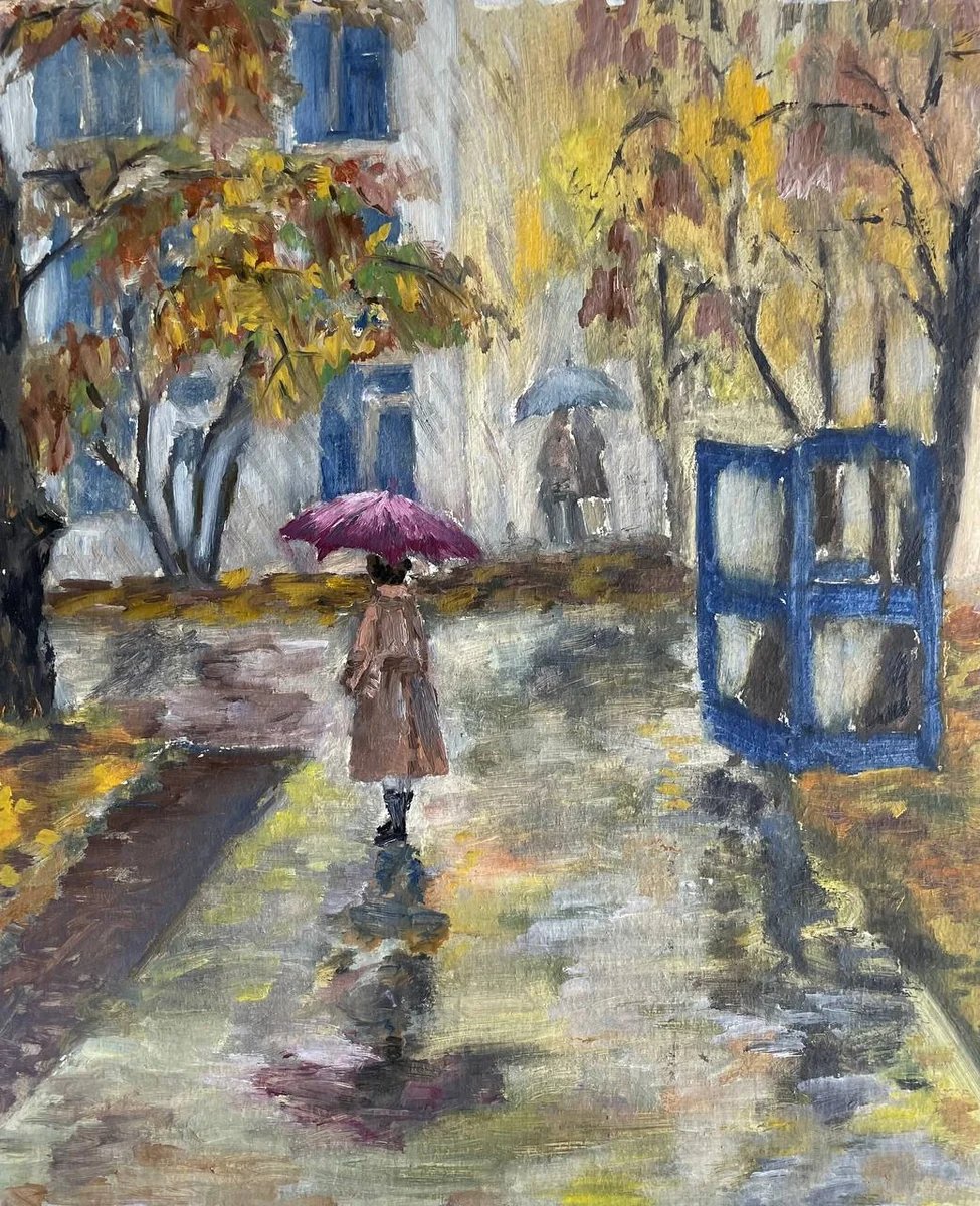 Осенний дождь. Авдеева Д.