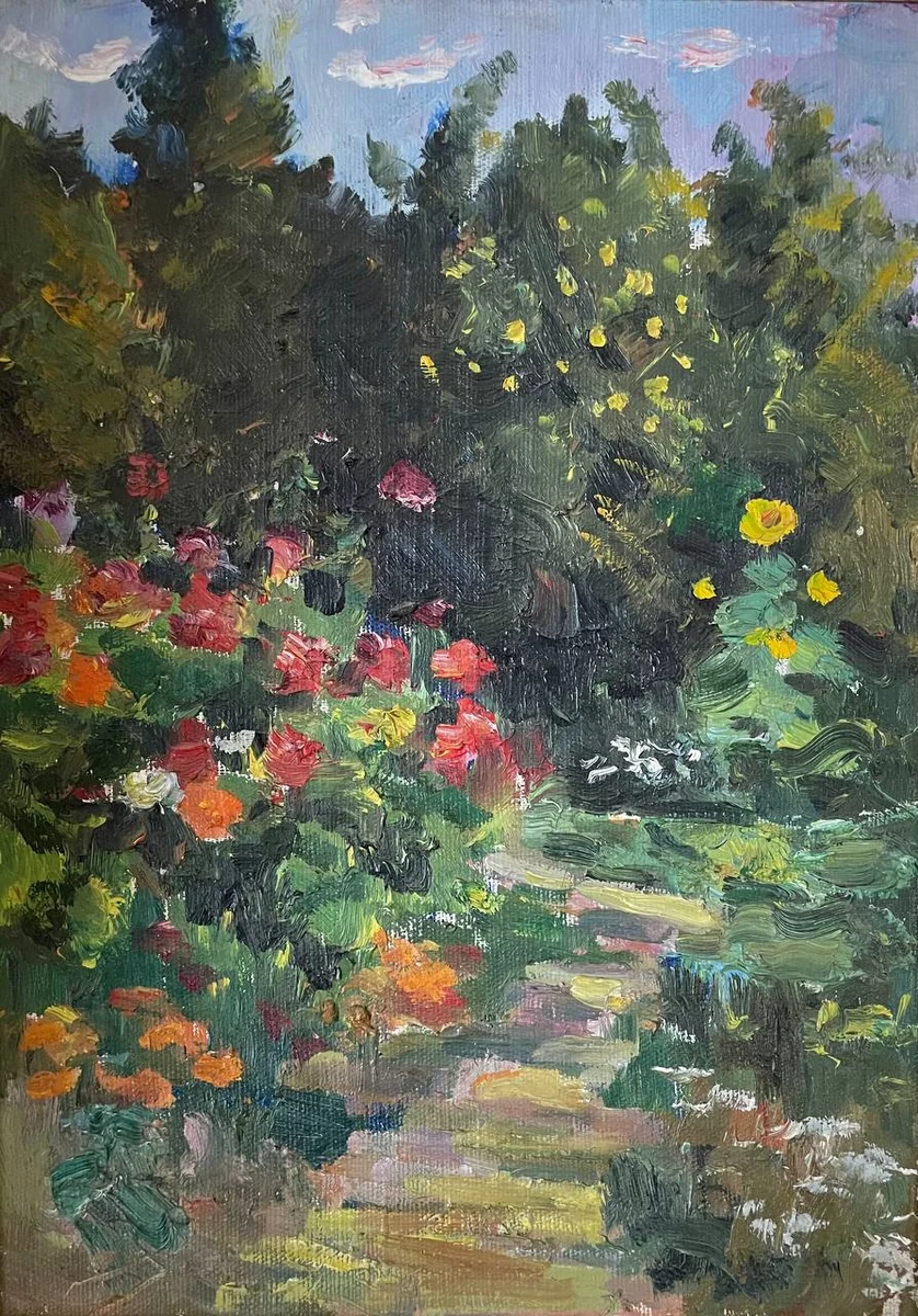 Цветущий сад. Бибин Александр (1939–2009)