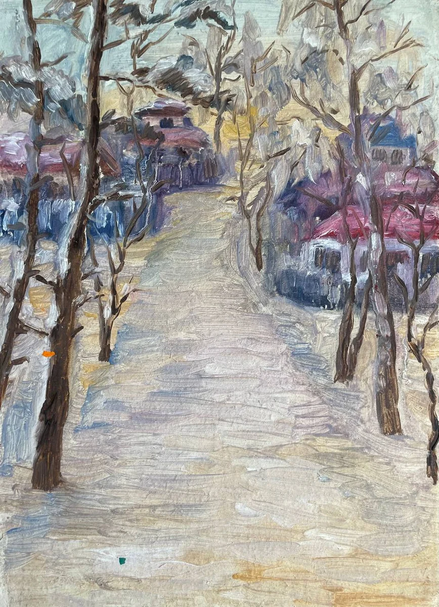 Зима, дорога. Орехов А.