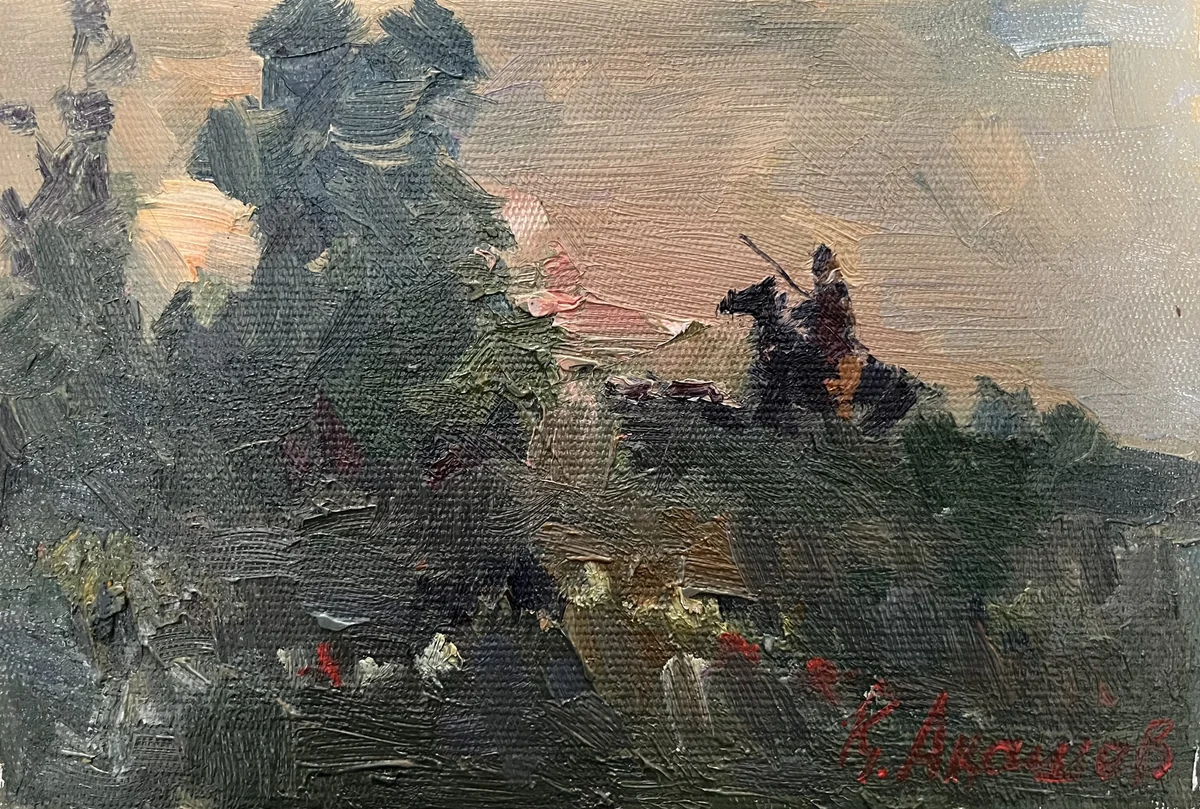 Этюд 5. Таң (2020). Акашев Курмангазы (р. 1964)