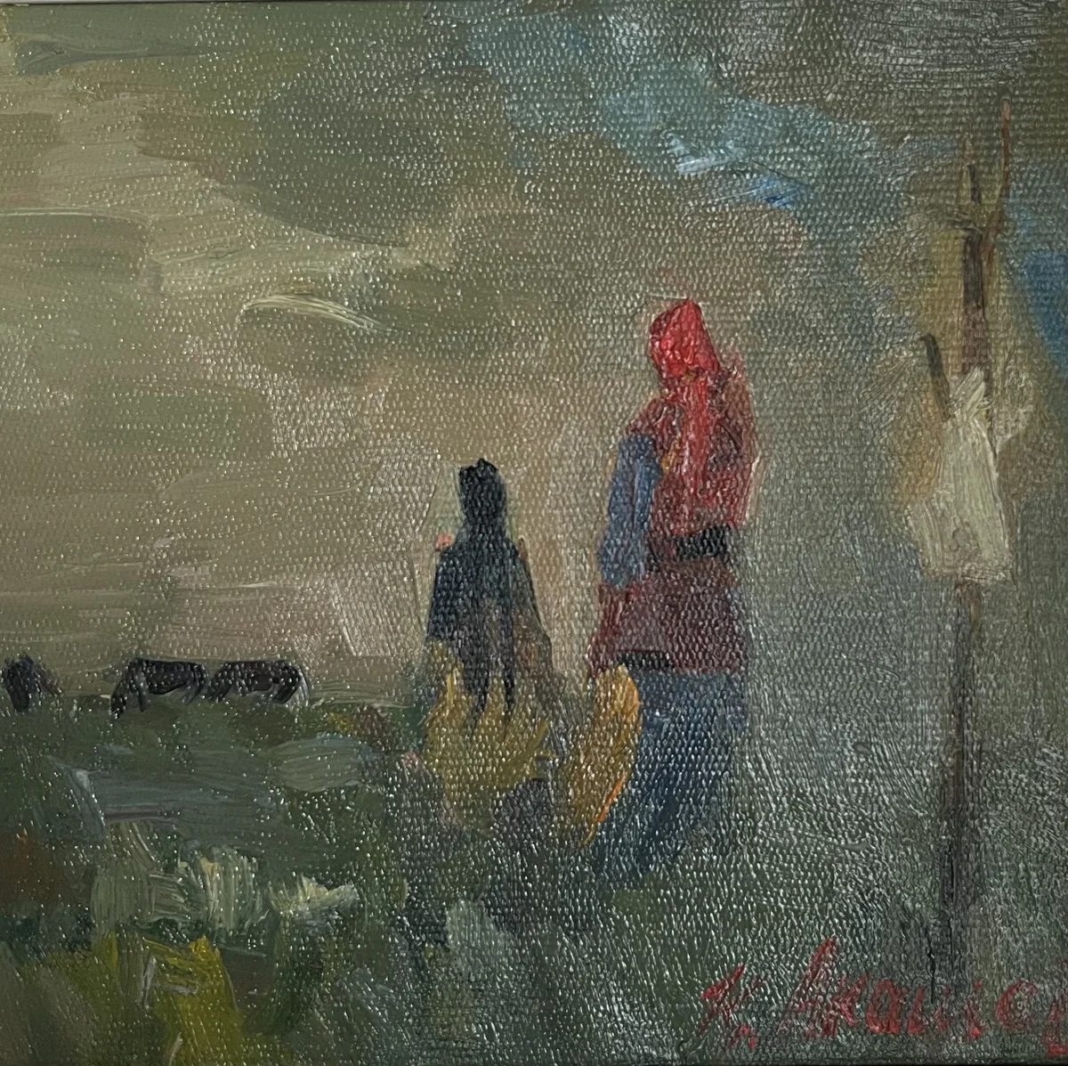 Этюд 7. Таң сәріде (2020). Акашев Курмангазы (р. 1964)
