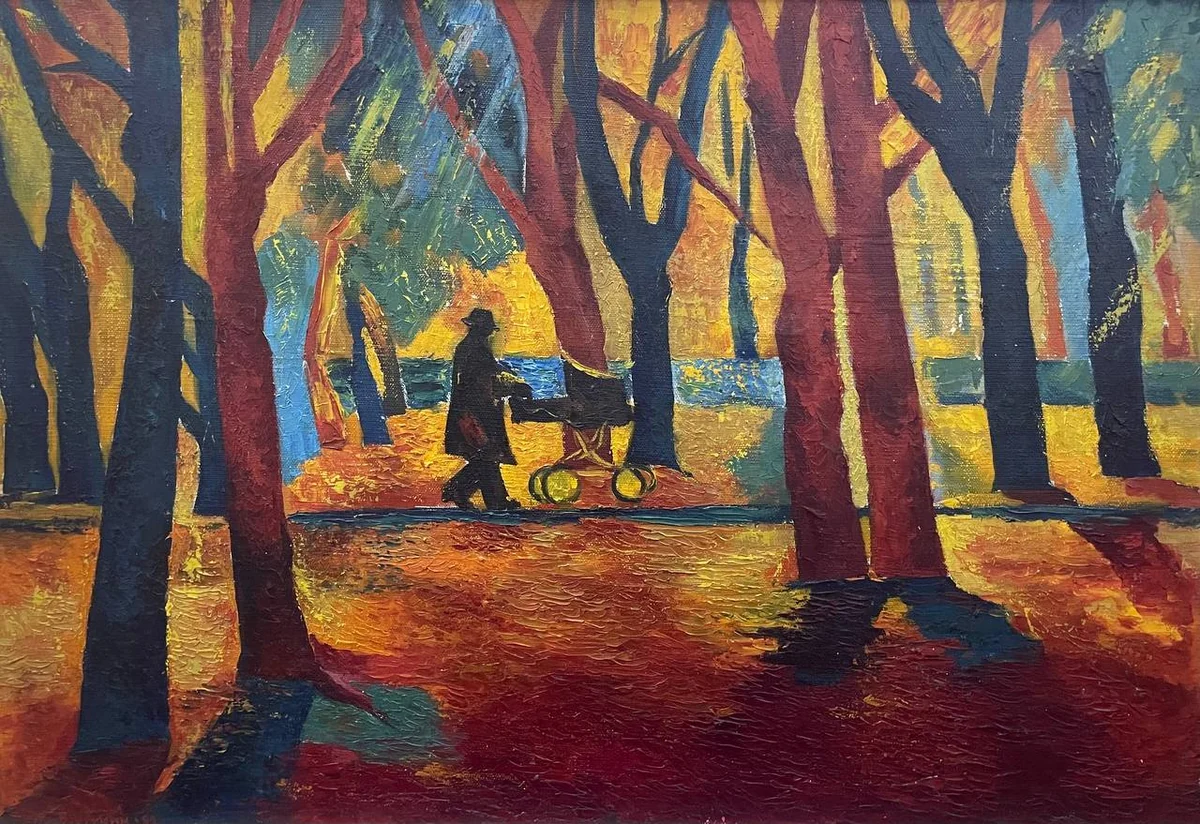 В парке (1988). Лукин В. Д. (р. 1952)