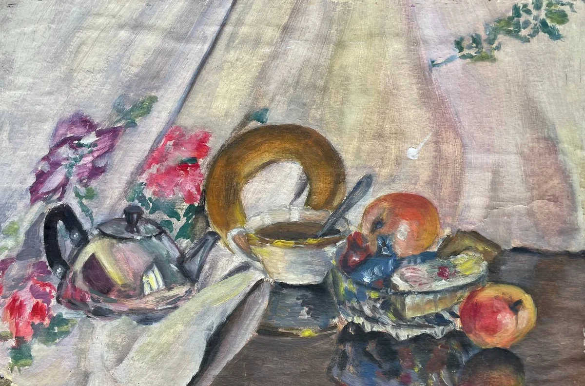 Натюрморт с чайником (1981). Авдеева Д.