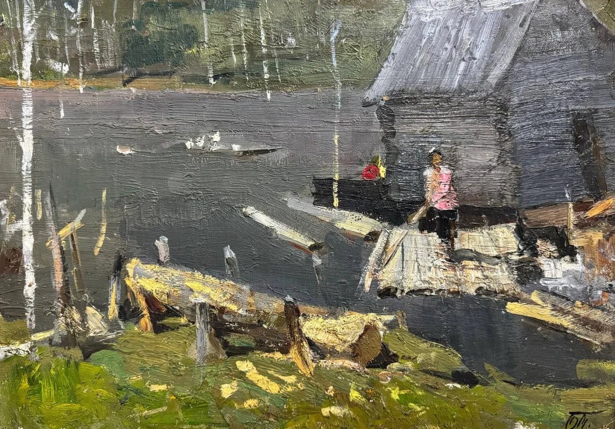 Дом у реки. Пономаренко О. (р. 1948)
