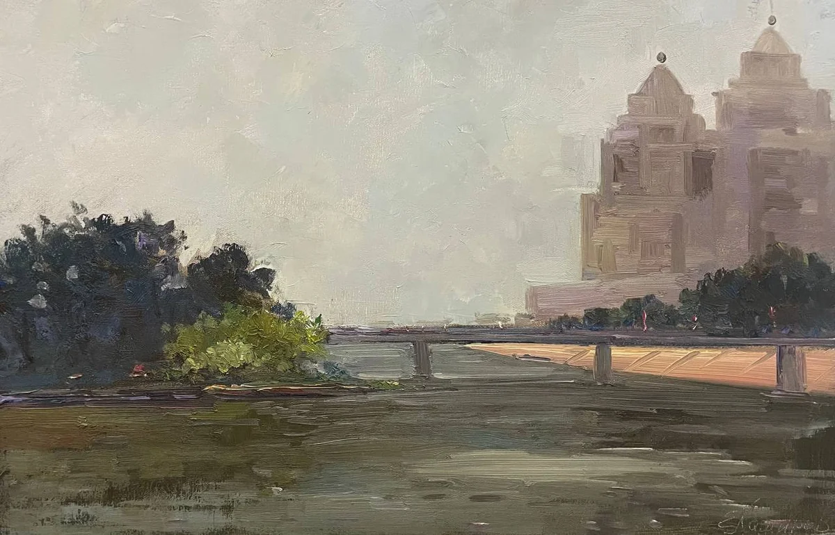 Городской пейзаж. Хамиров Ербол (1959–2024)