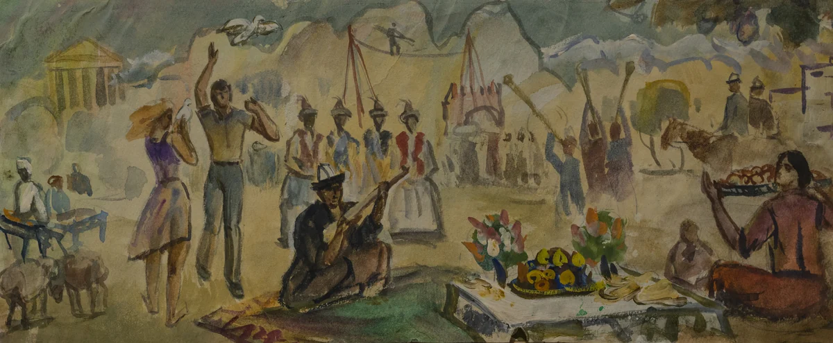 Праздник. Исабаев Исатай (1936–2007)