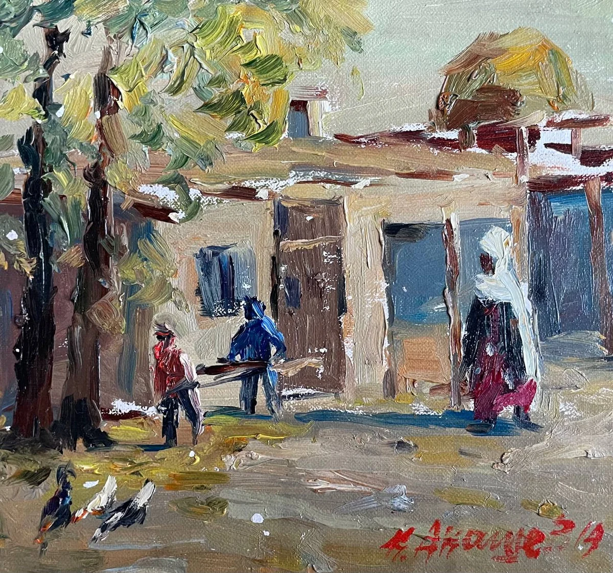 Этюд 22. Аулада (2019). Акашев Курмангазы (р. 1964)