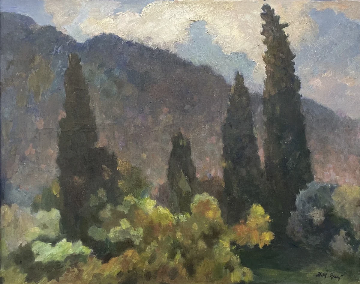Силуэты Тянь-Шанские красавицы (1994). Флекман Д. (р. 1914)