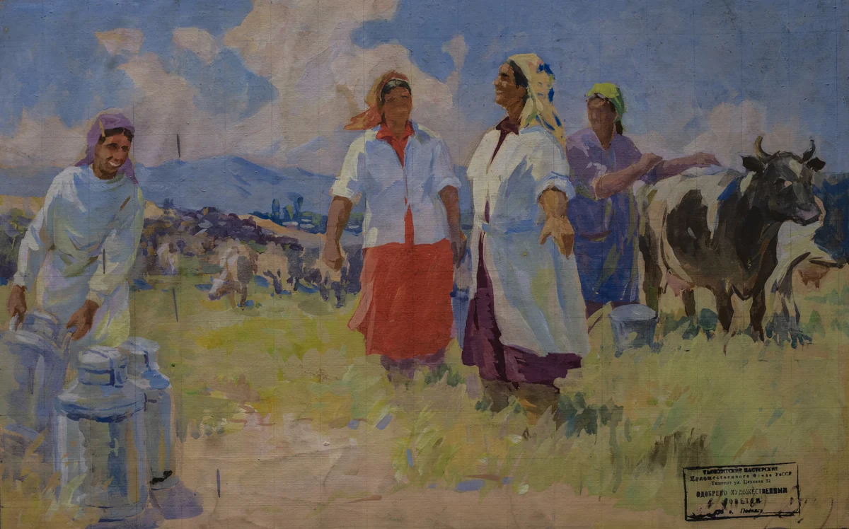 Молочная ферма. Есин Михаил (1922–2002)