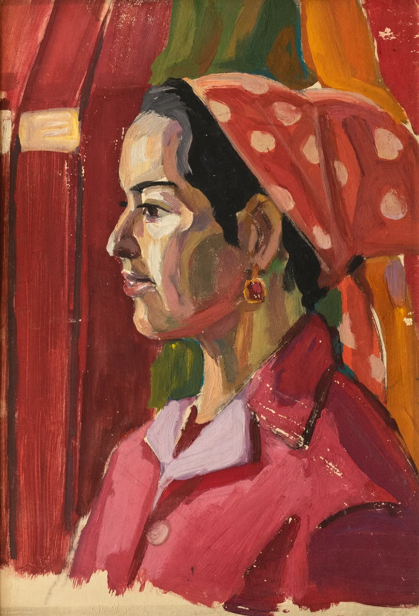 Женский портрет. Сариев Шаймардан (1937–1988)