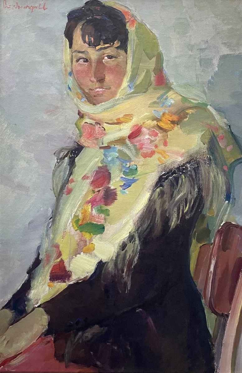 Девушка в платке. Стадничук Иван (1913–2000)