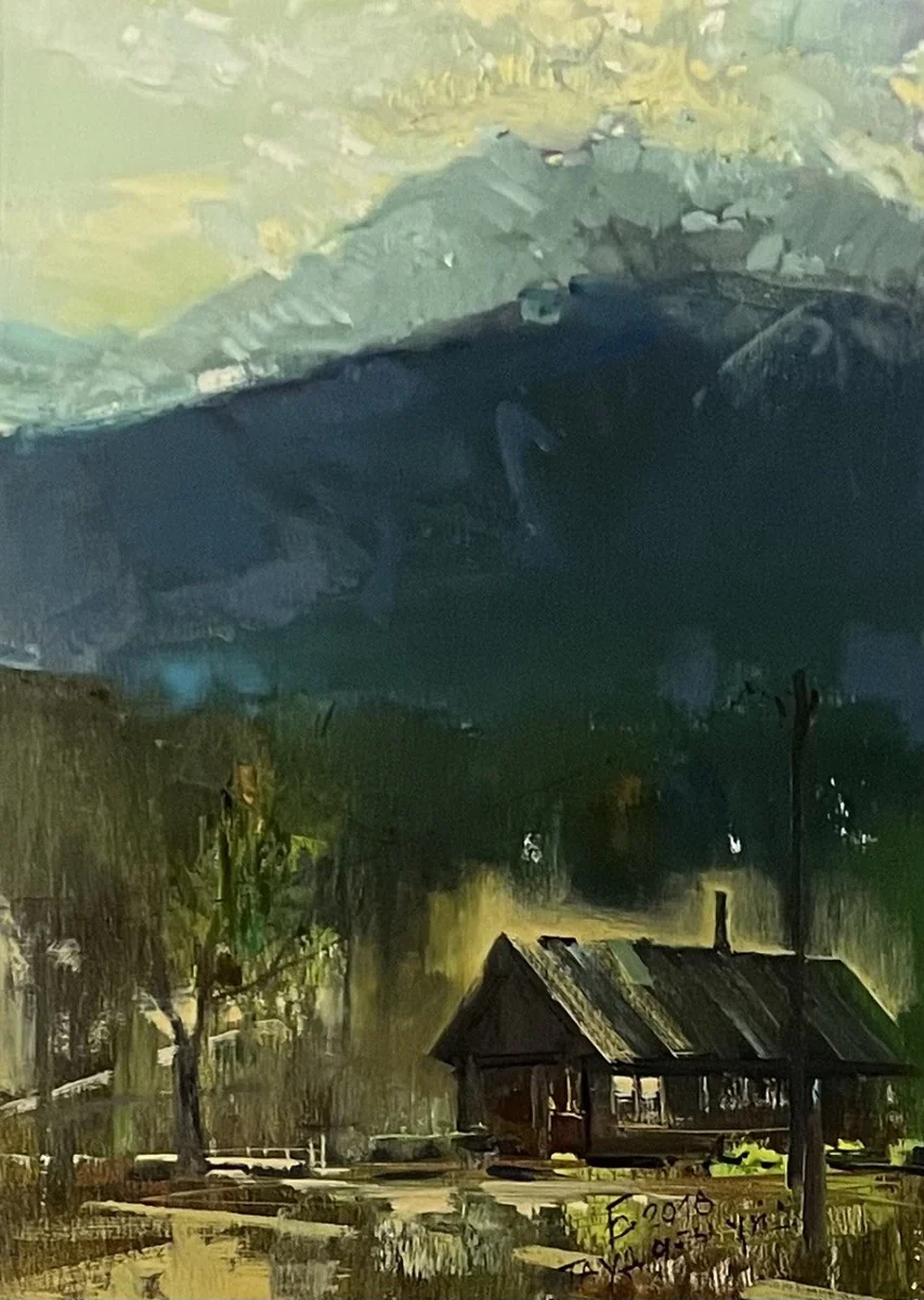 Таудағы үй. Бурдесбеков Бакытнур (р. 1962)