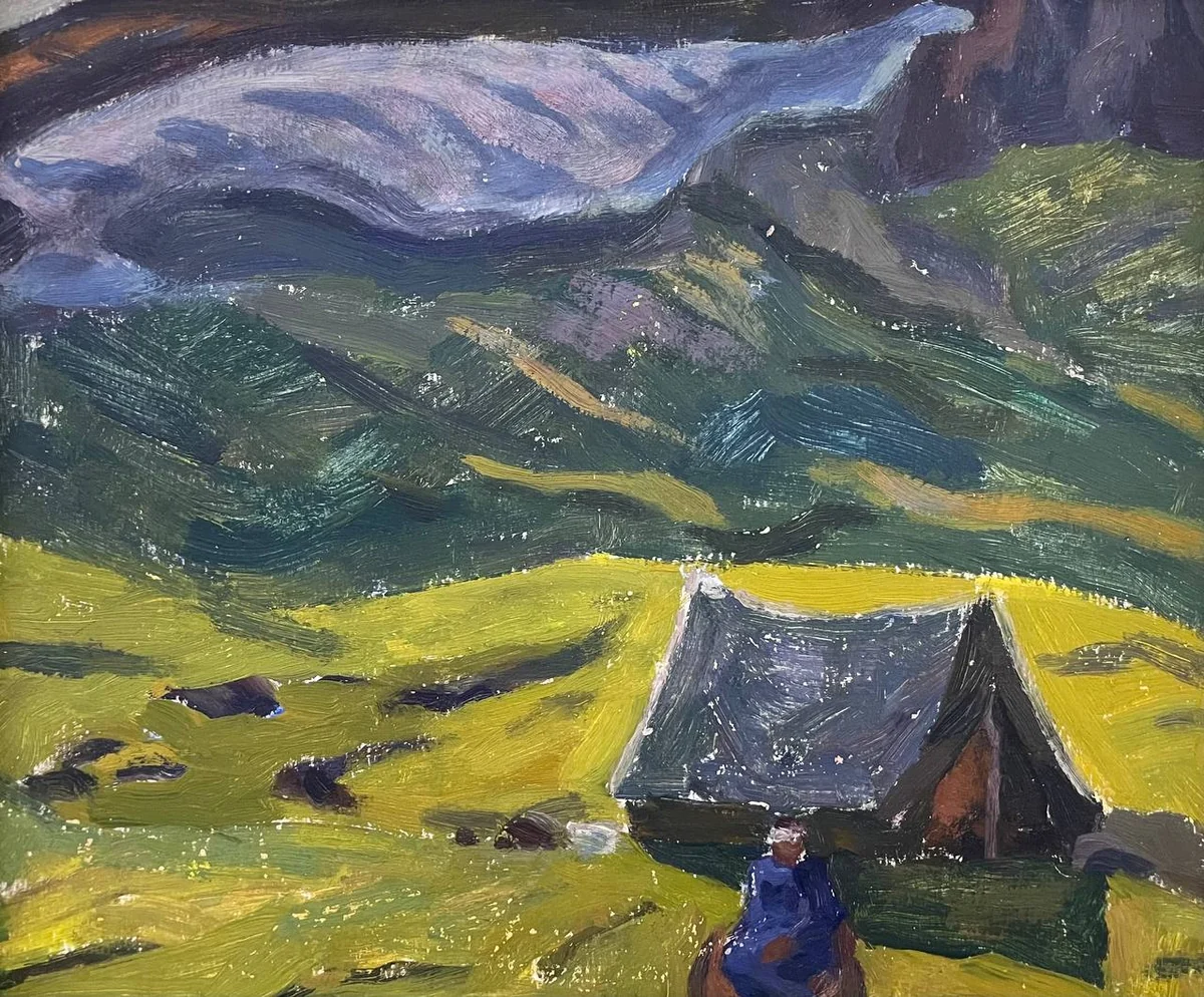 Палатка Жабык (1972). Школьный А. (1926–2019)