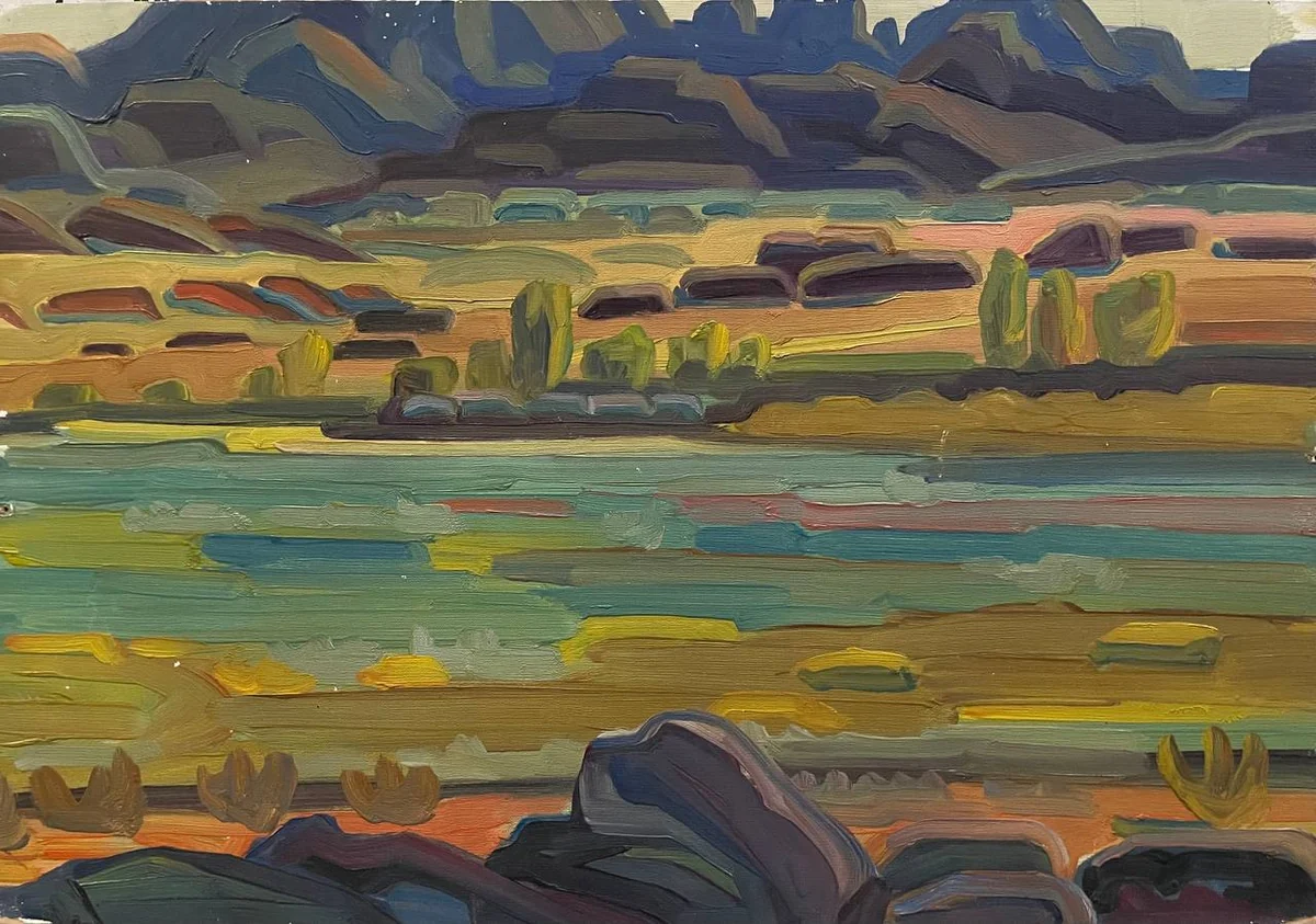 Горная палитра (1973). Дужнов Анатолий (1942–2003)
