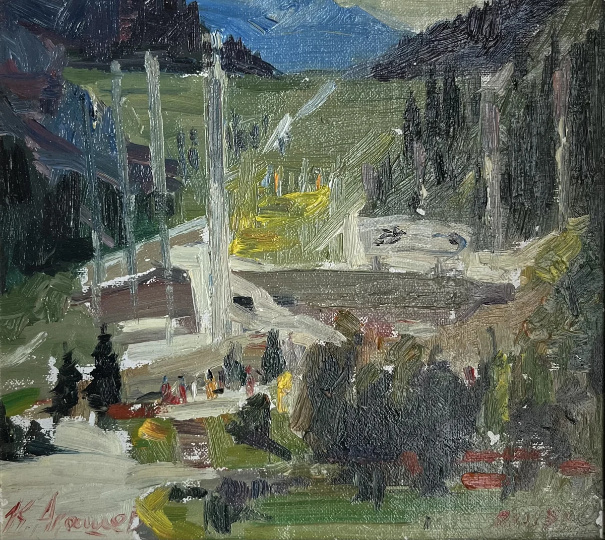 Этюд 1. Медеу (2019). Акашев Курмангазы (р. 1964)