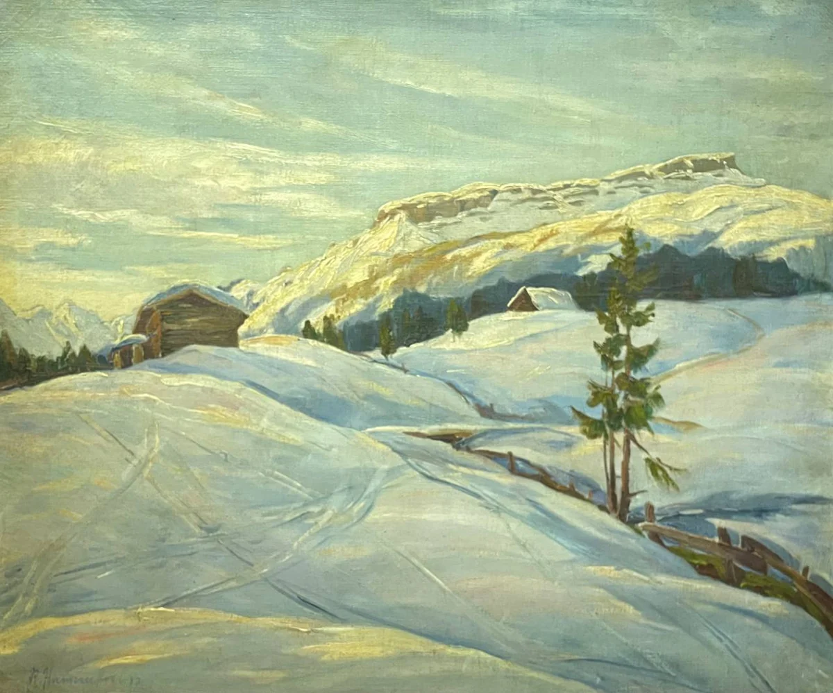 Зима. R. Hummelhoff (р. 1932)