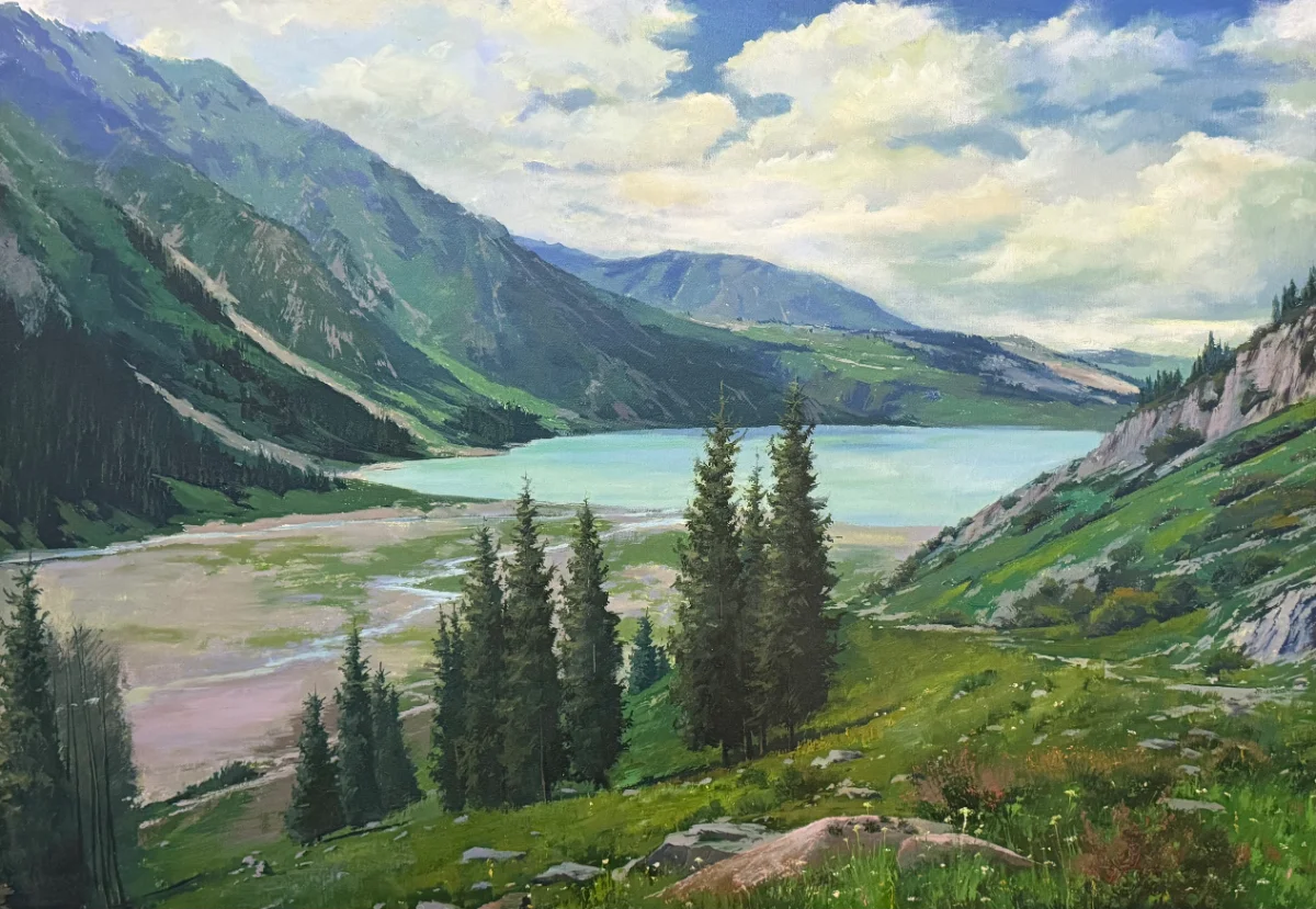 Большое Алматинское озеро, 2009 г.с.. Ведерников В.