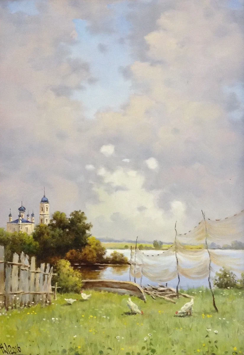 У реки. Луговенко Николай (1944–2017)