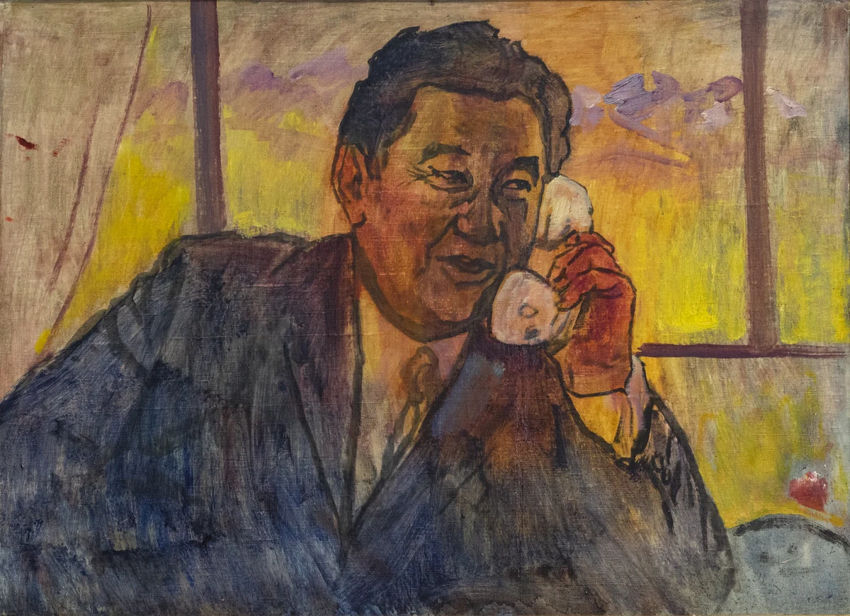 Беседа. Портрет Чингиза Айтматова (1978). Тогузбаев Токболат (1940–1996)