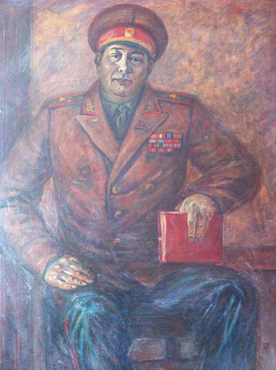 Портрет ген-майора Тлеулиева. Нурмухаммедов Нагим-Бек