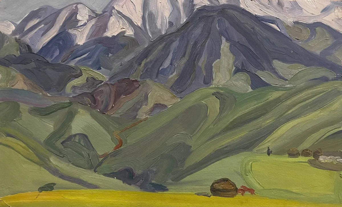 В горах Джайлау (1979). Дужнов Анатолий (1942–2003)