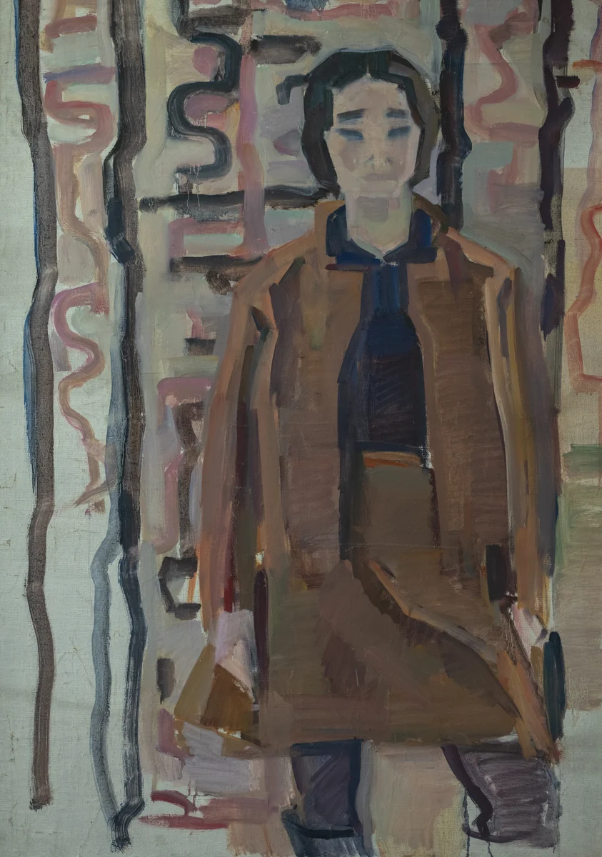 Женский портрет (1975). Мамбеев Сабур (1928–2017)