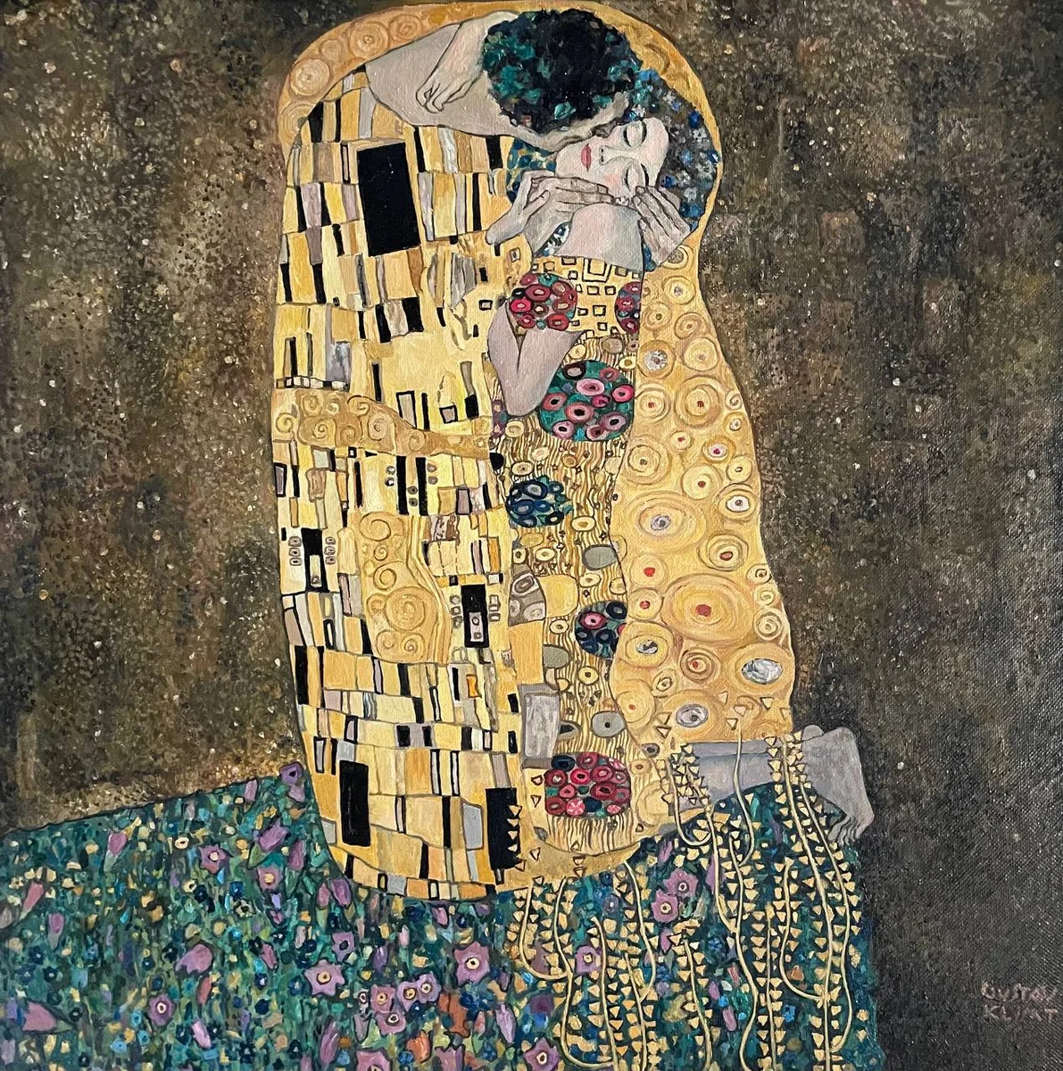 Копия Поцелуй Густав Климт. Исламов Ф. (р. 1959)