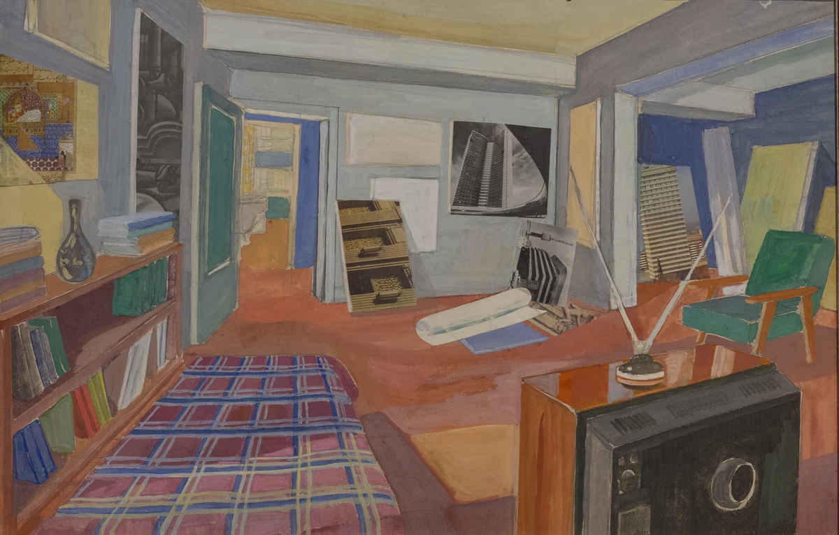 Эскиз декораций к кинофильму. Зальцман Павел (1912–1985)