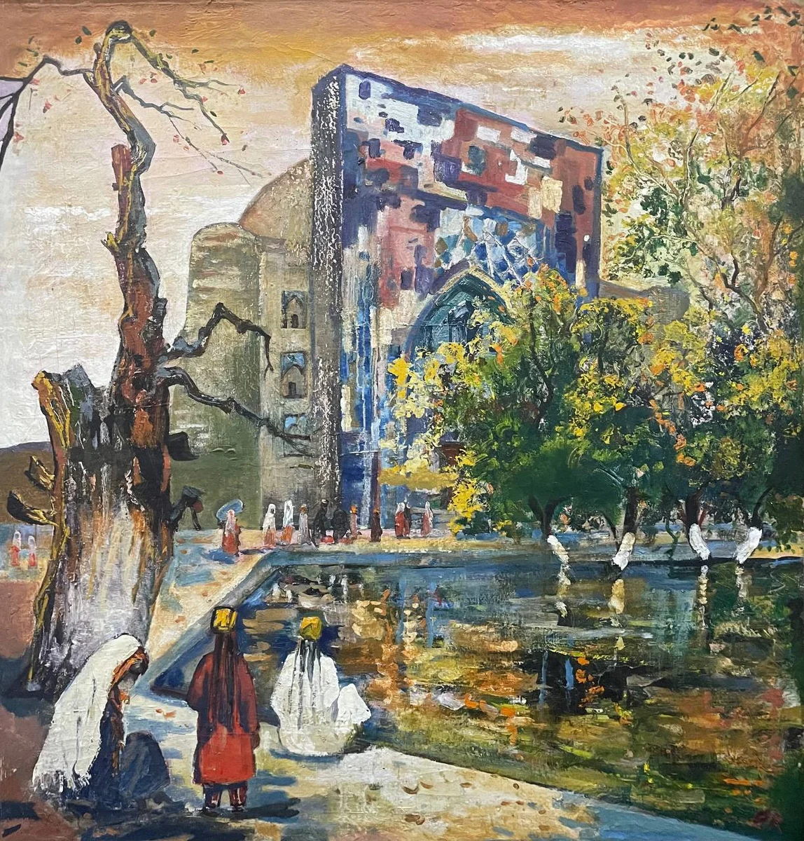 Лаби Ховуз (1979). Ризамухамедов Р. (р. 1951)