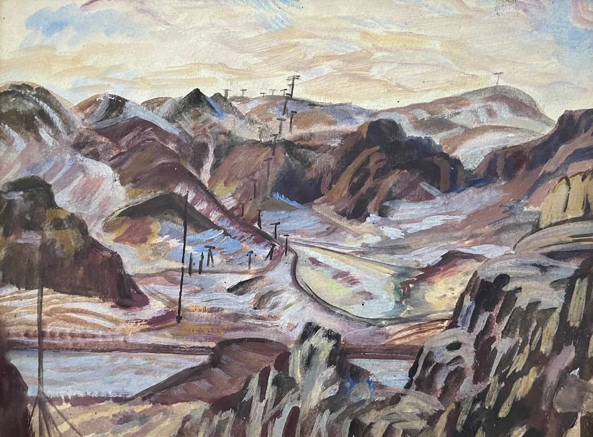 Горный пейзаж (1971). Дужнов Анатолий (1942–2003)