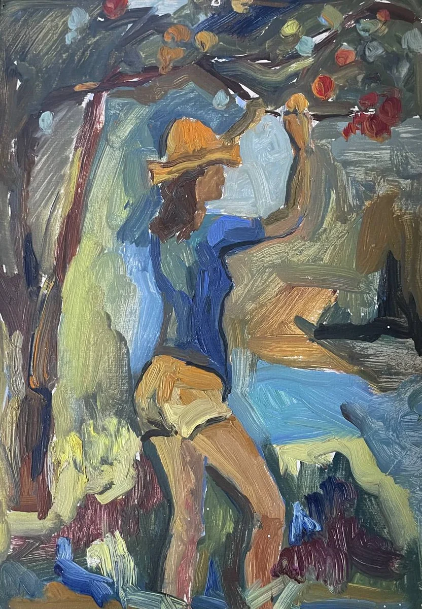 В саду (1971). Дужнов Анатолий (1942–2003)