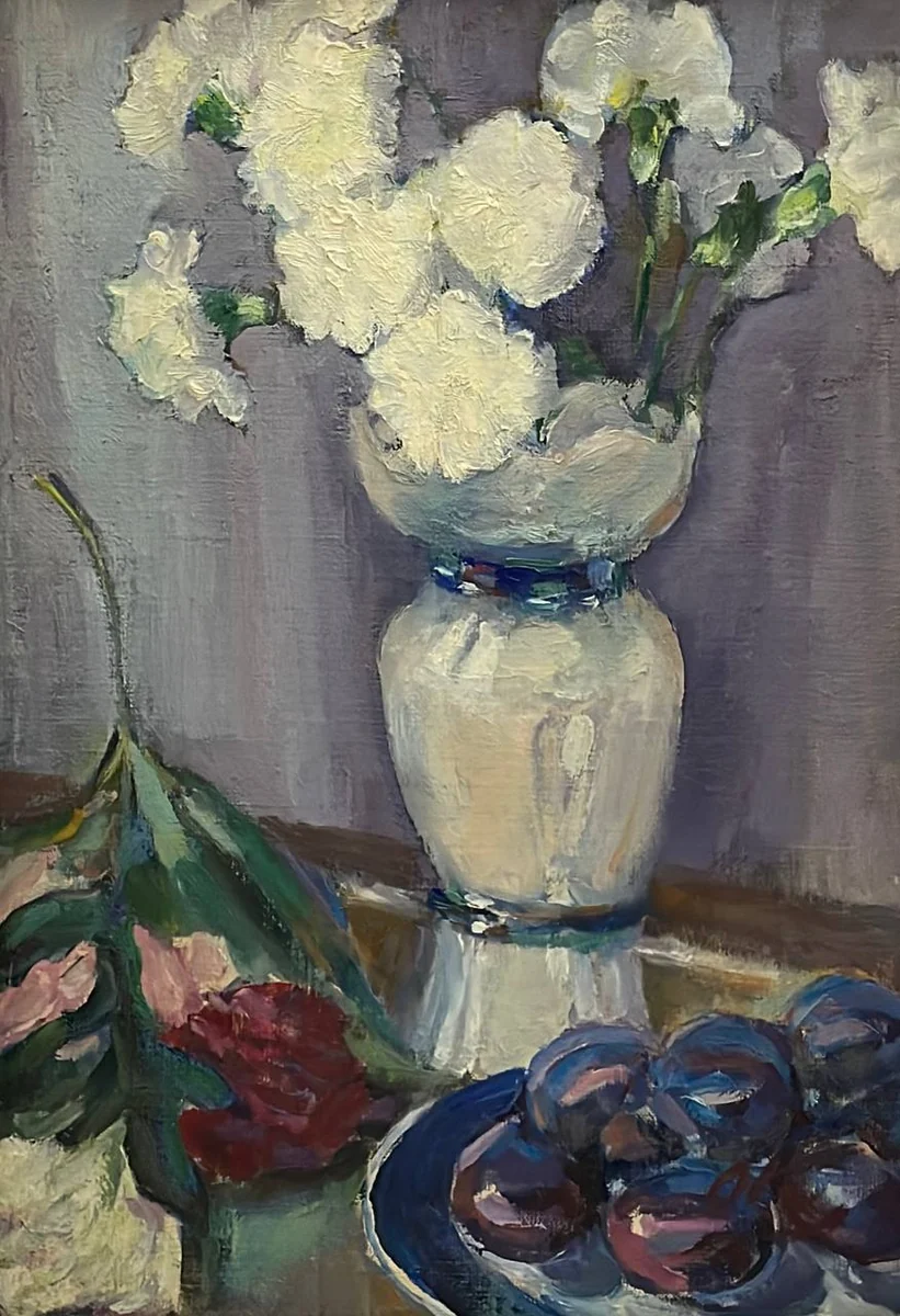 Гвоздики со сливами. Кужеленко Ольга (1911–2001)
