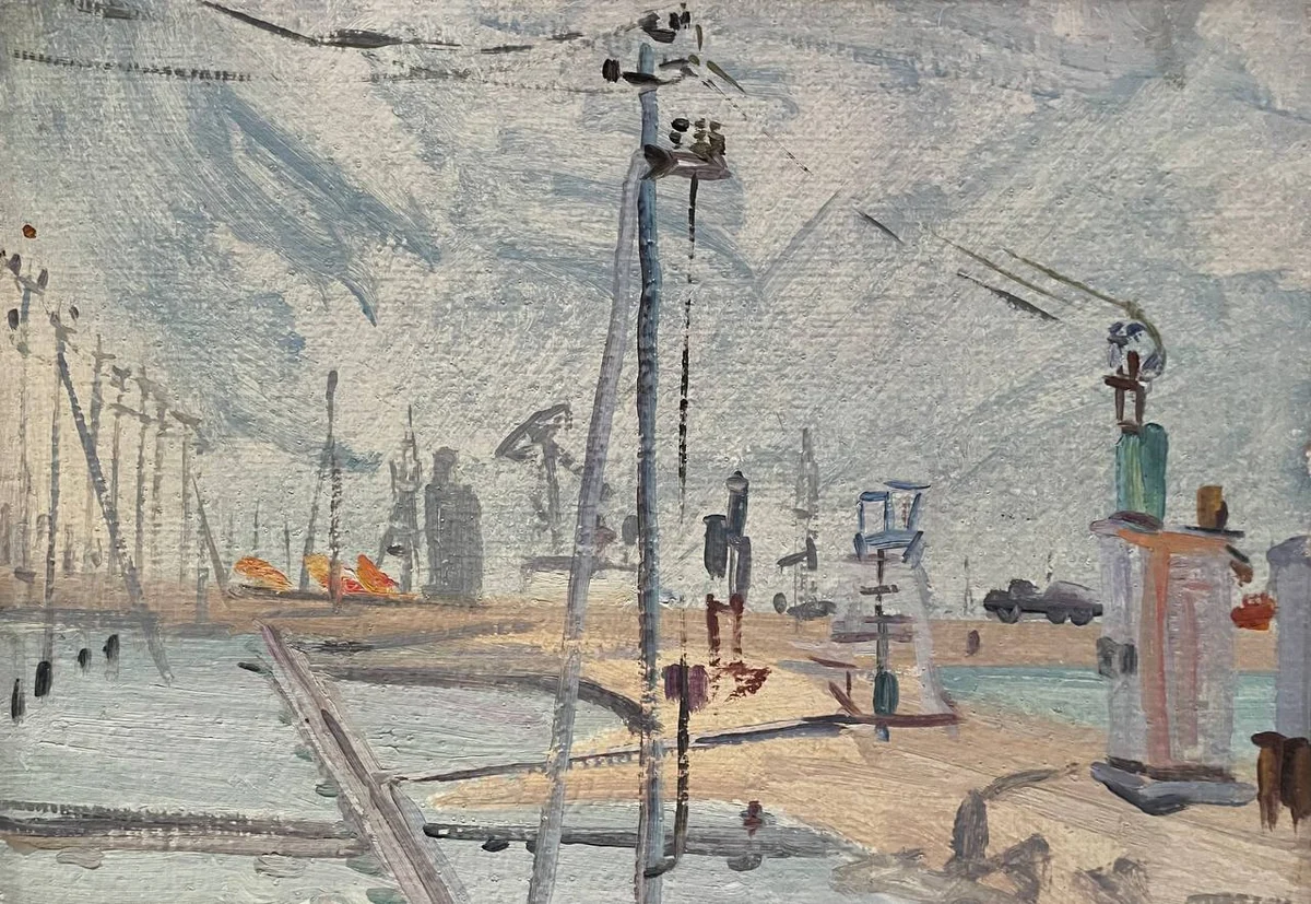 Производственный пейзаж. Шарденов Ж. (1927–1992)