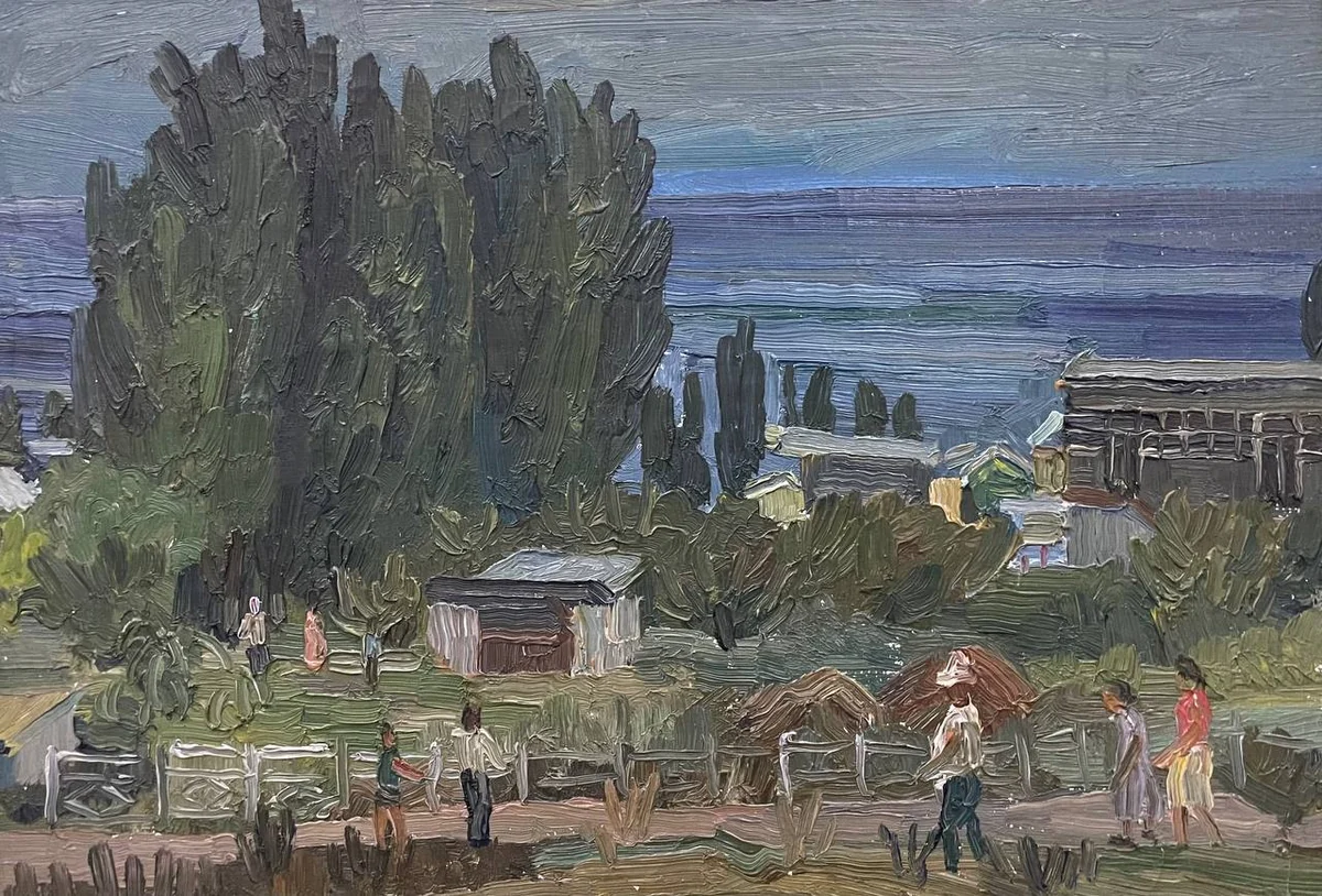 Этюд на Иссык Куле. Исланов Арстанбек (1939–1992)