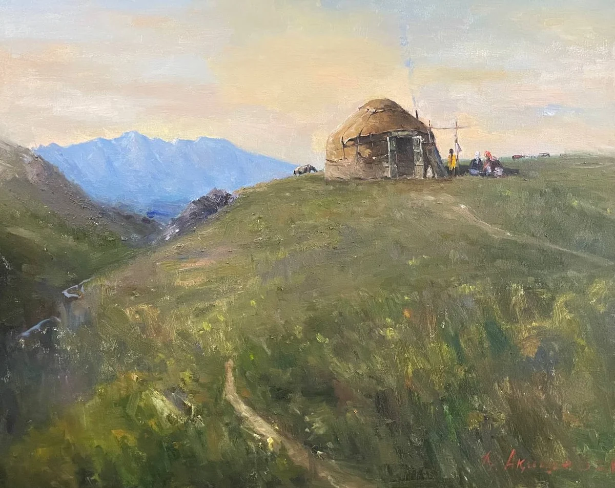 Жайлаудағы үй (2021). Акашев Курмангазы (р. 1964)