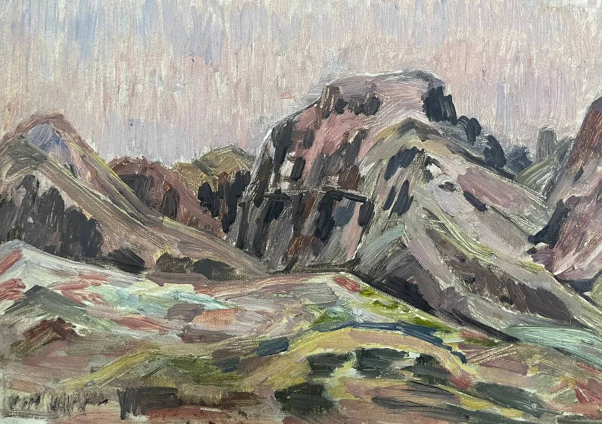 Горный пейзаж (1975). Дужнов Анатолий (1942–2003)