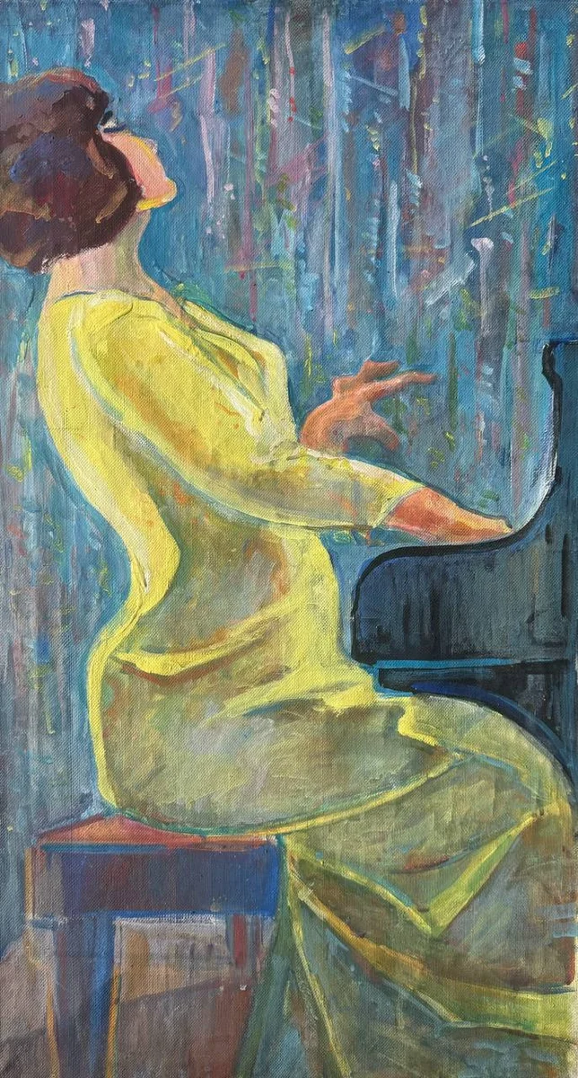 Женщина за роялью. Никонов Анатолий (1938–2018)