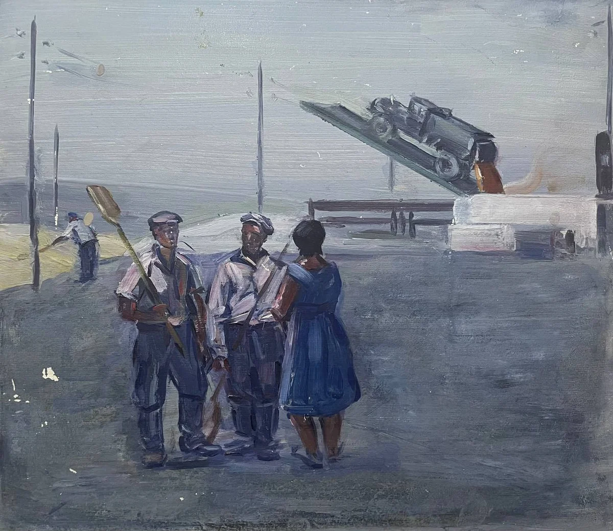 На току. Наседкин Николай (1918–1991)