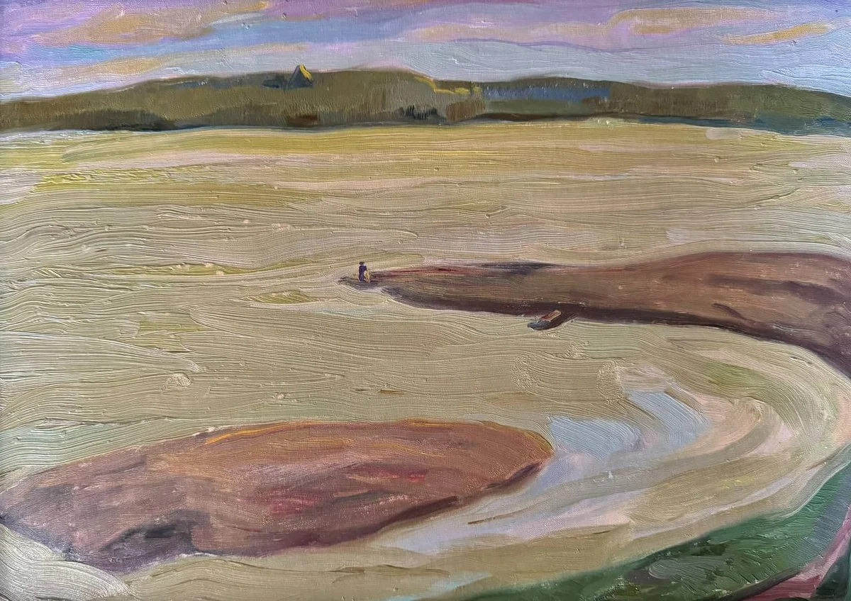 Водоворот (На рыбалке) (1978). Кузнецова Виленина (1927–2010)