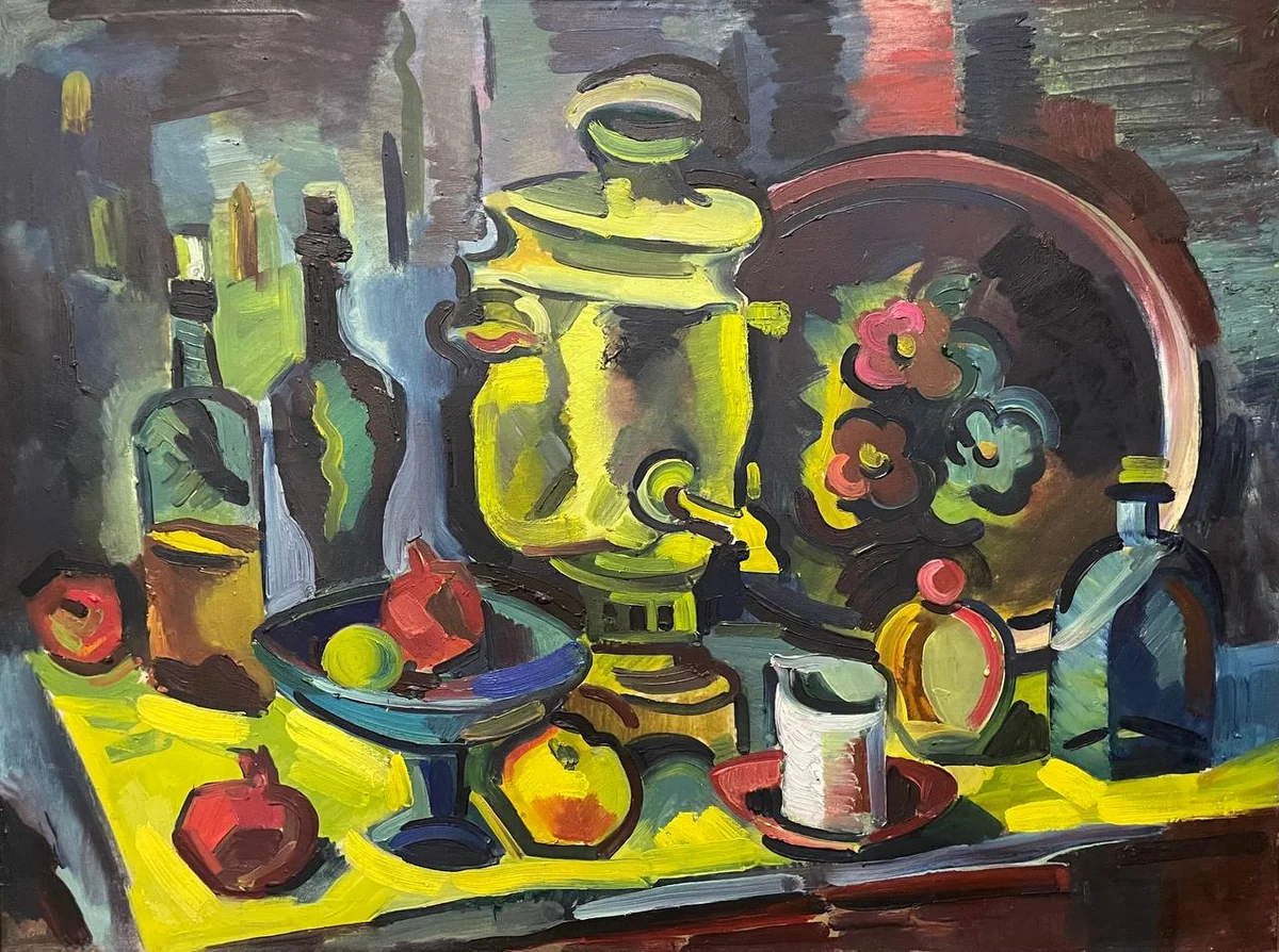 Ночной натюрморт (2002). Есмагамбетов Серик (1961–2006)