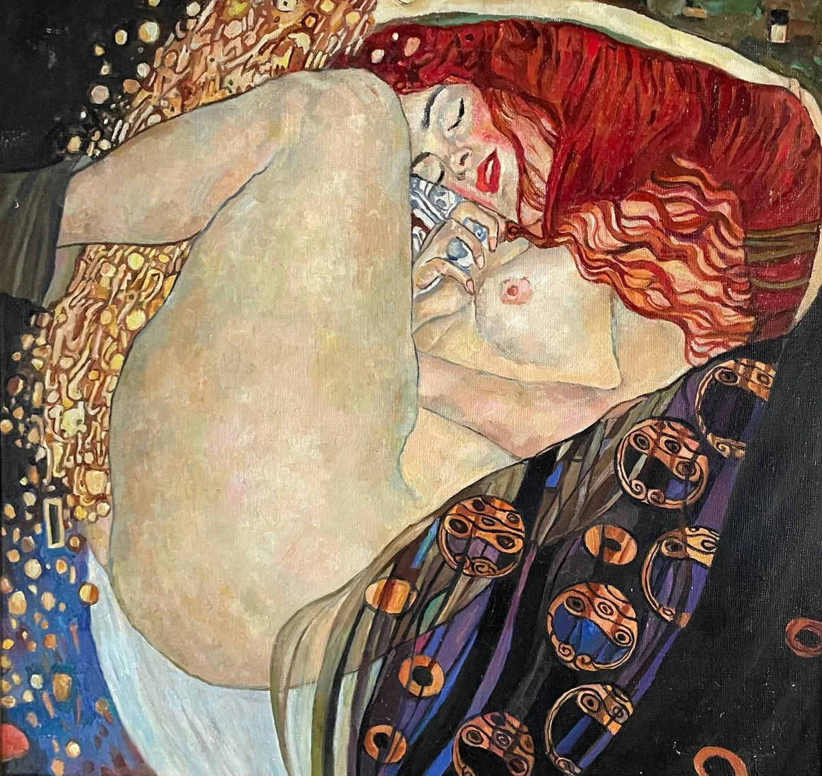 Копия Даная Густав Климт. Исламов Ф. (р. 1959)