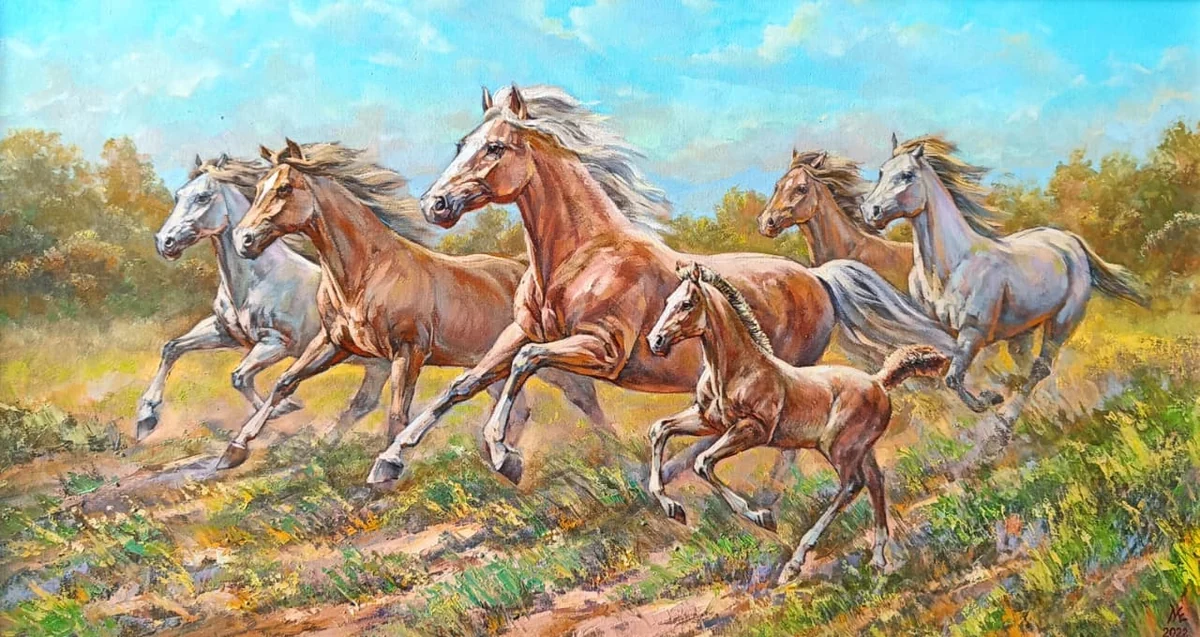 Лошади (2022). Ермеков С. (р. 1974)