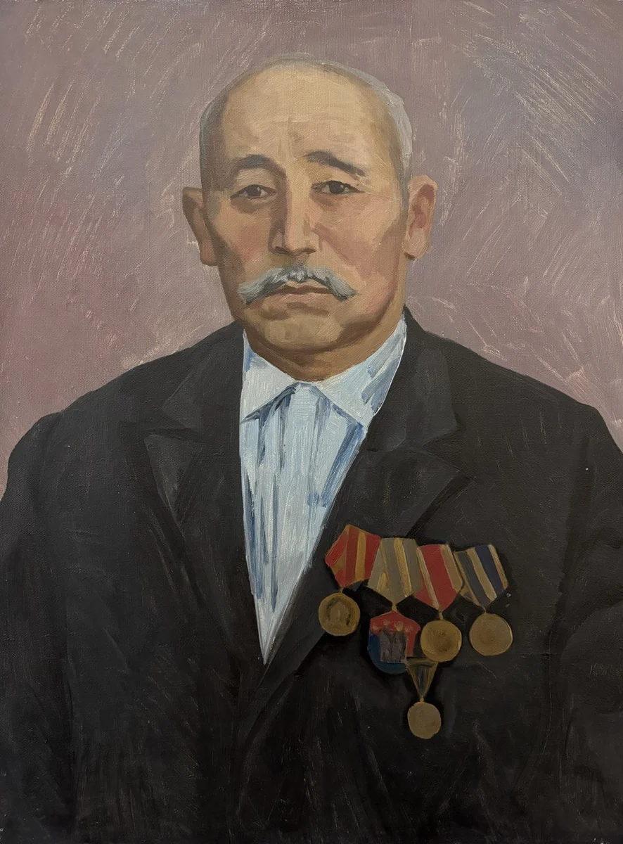 Портрет Шинтаев М. (1971). Айтбаев Салихитдин (1938–1994)