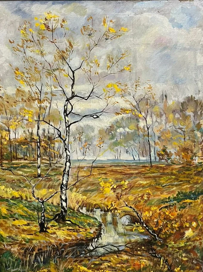 Осенний пейзаж. Плаксин Д.