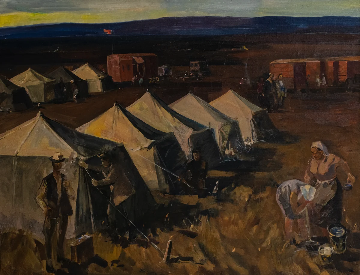Первые палатки (1983). Калимов Мухит (1931–2002)