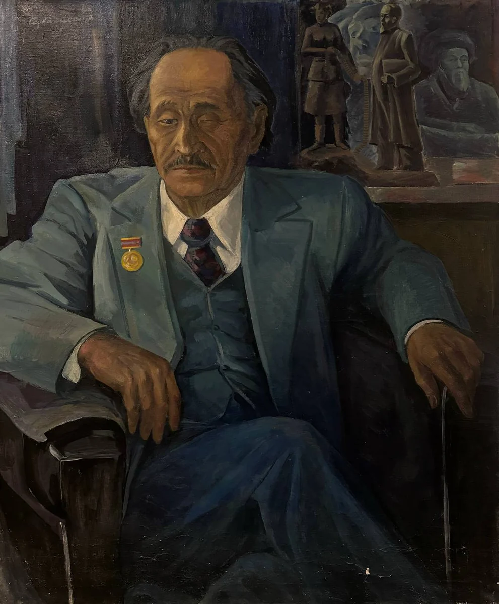 Портрет Наурызбаева. Сарбагисов К. Е.