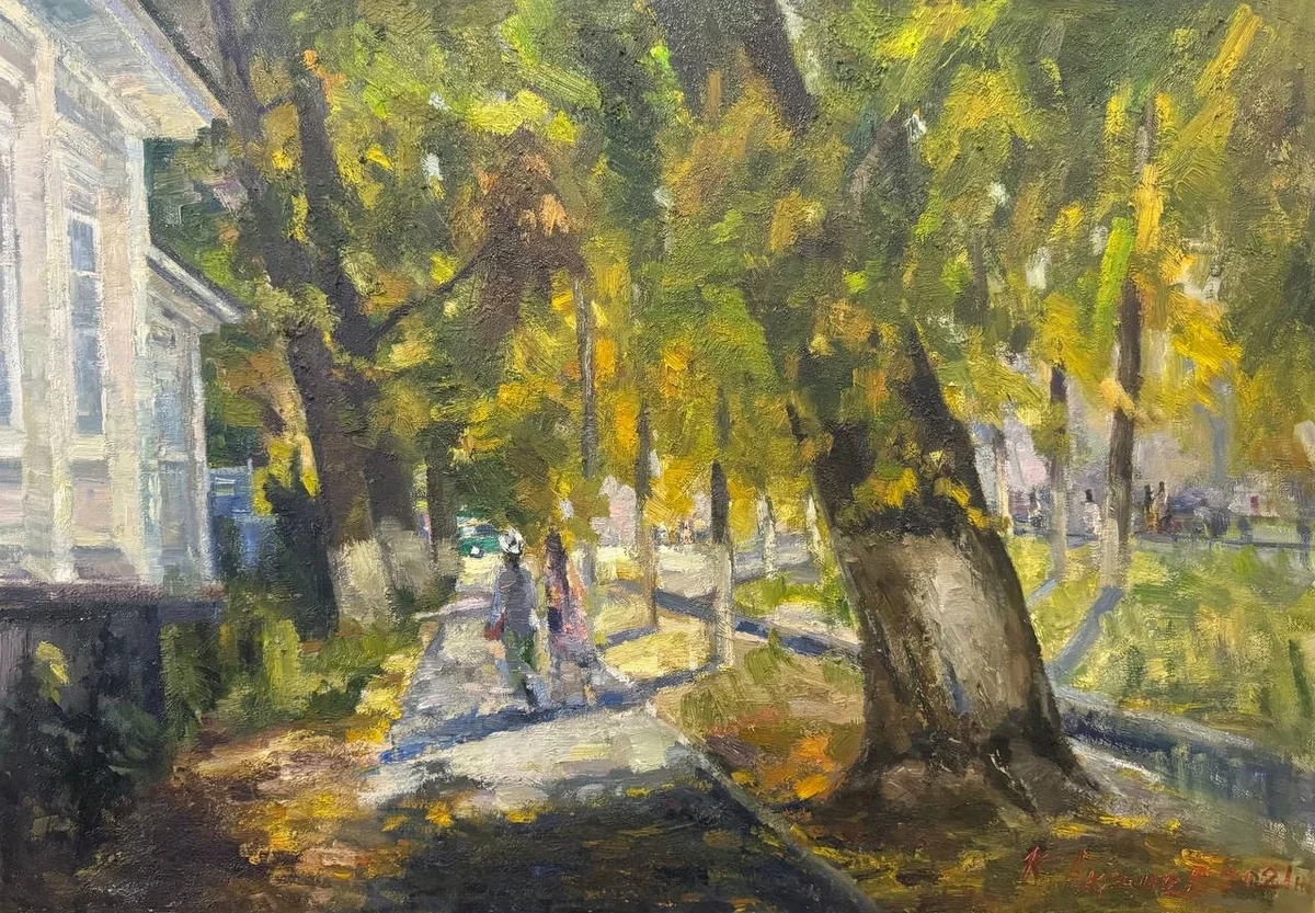 Шоқан Уалиханов көшесі (2021). Акашев Курмангазы (р. 1964)