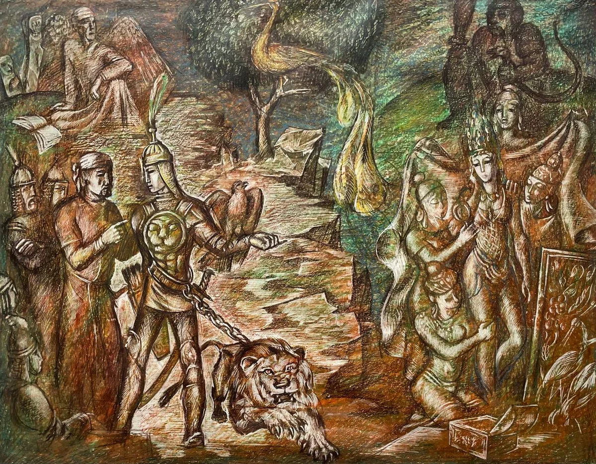 Из серии Кобыланды (1976). Мухамедкаримов М.